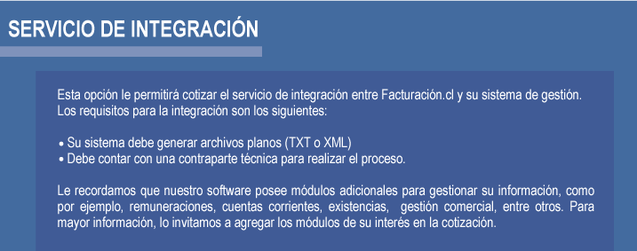 Modulo Integracion