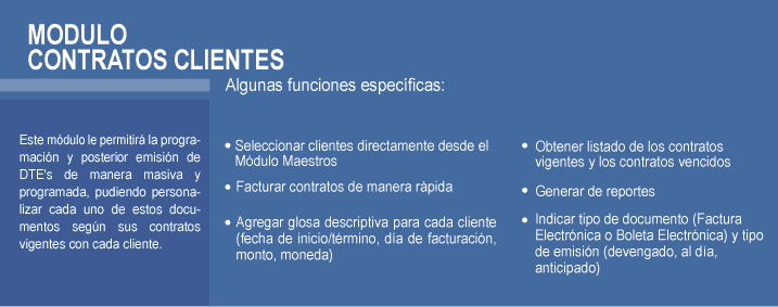 Modulo Contrato Cliente